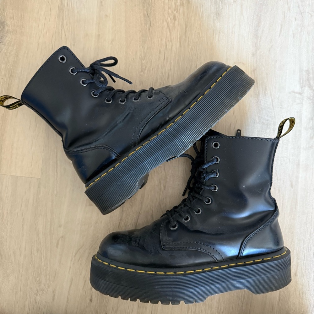 Dr. Martens Black Combat Boots